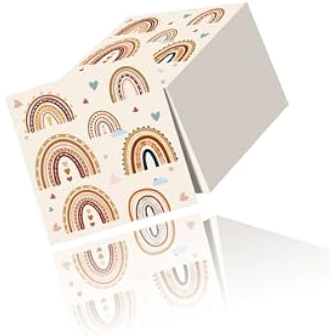 BOHO RAINBOW NAPKINS SET OF 48BABY SHOWER, PARTY SUPPLIES, LUNCH NAPKINS, PAPER TABLEWARE FOR FESTIVE CELEBRATIONS - Image 1